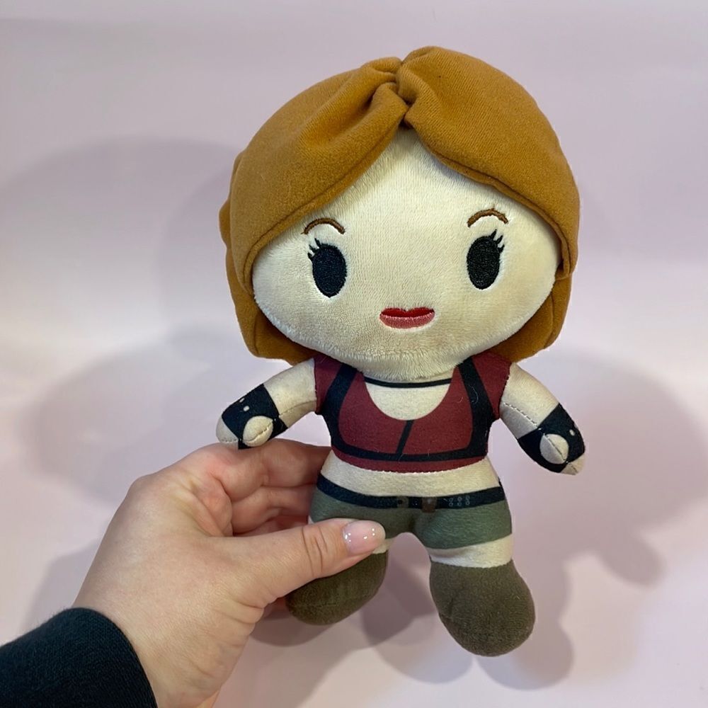 2019 Ruby Roundhouse Licensed Jumanji Plush Toy 7” Big Head Excellent Condition